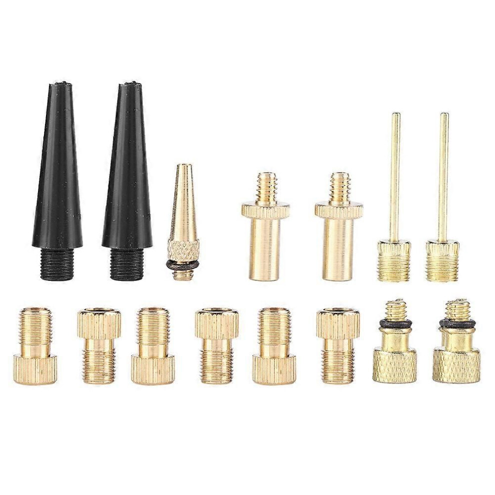 15Pcs Bicycle Valve Adapter For Sv Av Dv Valve For Inflatable Bikes Ball 9152359470261