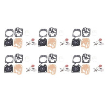 6sets Carburetor Repair Kit for MP15 MP11 TU26 40-5 44F-5 36F 139F