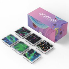 Aurora & Deep Sea: Discs for POCOCO Galaxy Projector, 5K Ultra HD, Semiconductor Lithography (6 discs)