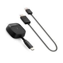 ViewSonic WPD-900 Wireless Screen Casting Kit, 1080p FHD Screen Sharing, USB-C Charging, Miracast & AirPlay Support for Business & Education
