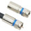 Compression RG6 F Connector Coax Adapter Plug for Cable TV (50 Pack) 6