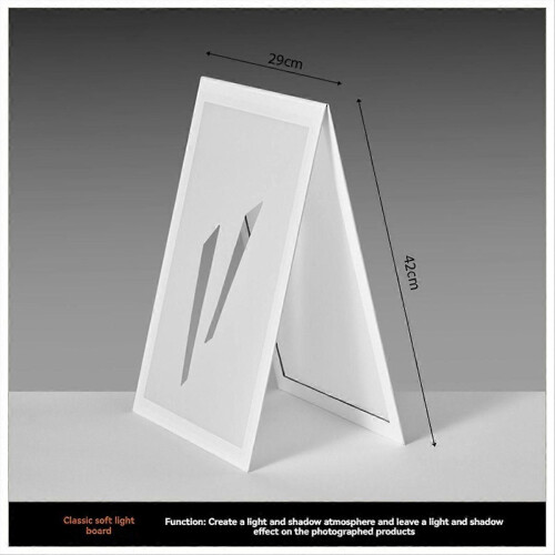 Photography Reflector Foldable V-Flat Light Reflector Photography Diffuser Panel for Food and Produ 1