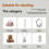 Photography Reflector Foldable V-Flat Light Reflector Photography Diffuser Panel for Food and Produ 3