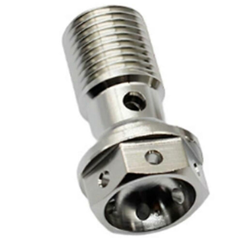 Βίδα τιτανίου μπάντζο M10 με βήμα 1.0mm με εξαγωνική κεφαλή 1