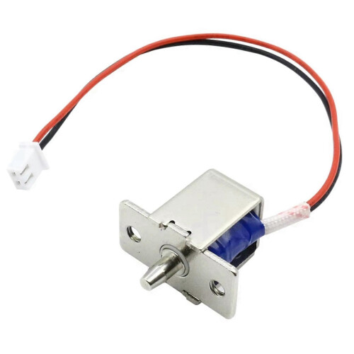 2X Mini Electronic Bolt Lock Compact Solenoid Electromagnet Door Lock Concealed Installation for Secure Access DC12V-1A 2