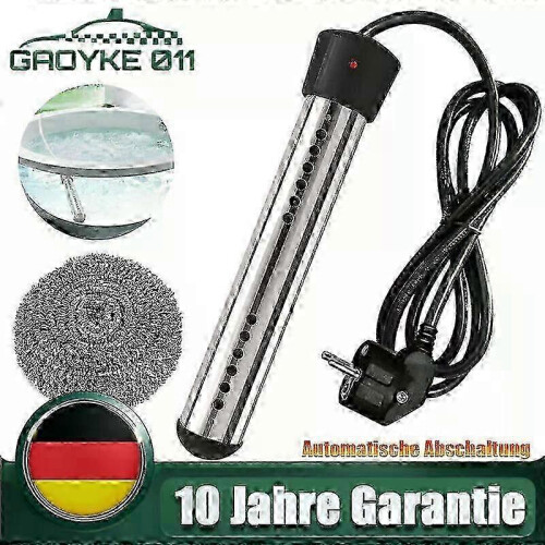 Chauffe-eau électrique à immersion de 3000 W pour piscine et baignoire. 1