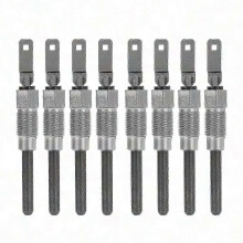 8pcs Glow Plug Solid Construction 0250202126 Diesel Fast Start For 6.5L 6.2L 1982-2005