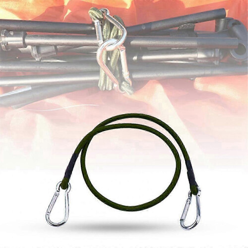 Set robuster, elastischer Spanngurte für den Außenbereich, 60 cm 2