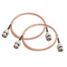 Superbat Thin BNC Male to Male RG179 Cable 1m,2Pcs Short HD 3G SDI Video Cable 75ohm for Blackmagic Camera SDI Converter/Recorder CCTV Monitor Audio