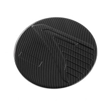Tapa del depósito de combustible del coche, embellecedor decorativo con aspecto de fibra de carbono,