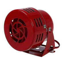 12V Vintage Automotive Air Raid Siren Horn for Car Truck Motor Fire Emergency