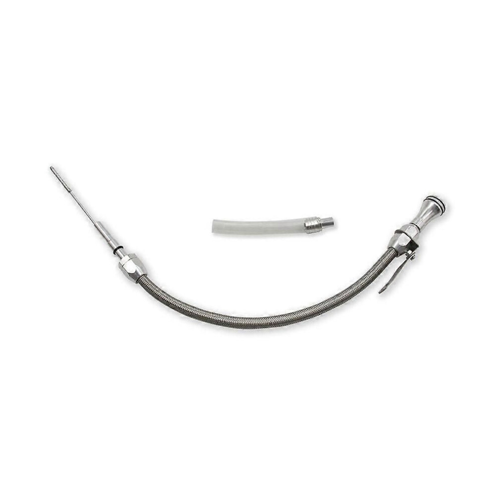 Engine Oil Dipstick Flexible Dipstick For Chevrolet Lsx Ls1 Ls2 Ls2 Ls6 4.8 5.7 6.0 6.2 Silvery 9152359457644