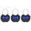 3X Smart Time Lock LCD Display Time Lock USB Rechargeable Temporary Timer Padlock Travel Electronic Timer 2