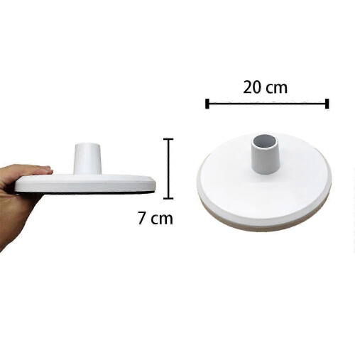 8" weiße Skimmerplatte für Einbaupools – Einfache Installation (Ersatzteil) 2