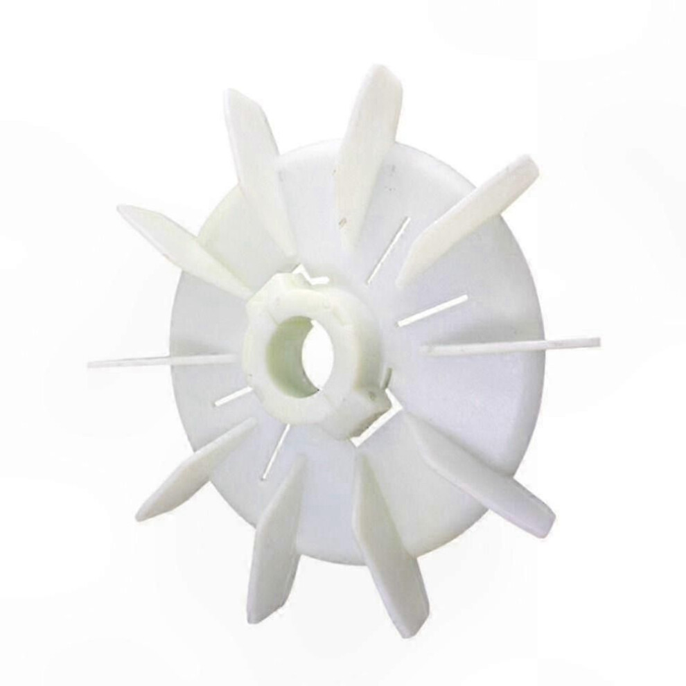 High-Performance Plastic Fan Blade For Motor Cooling Applications White 9152359462488
