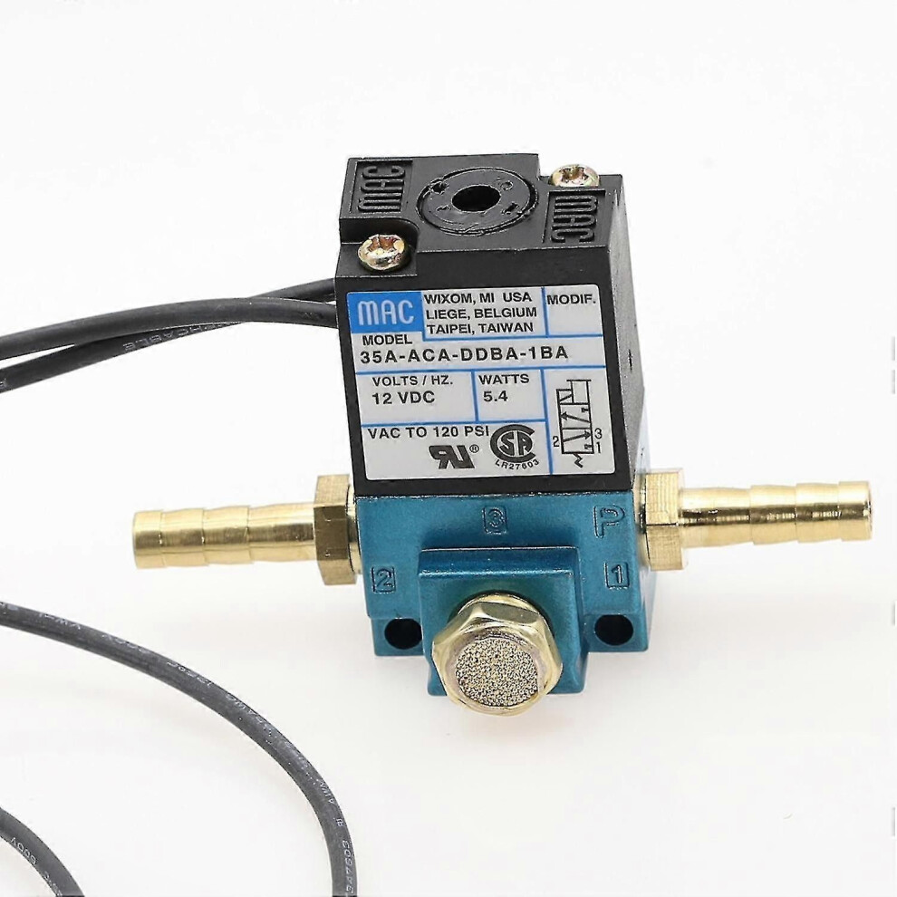 Mac 3 Port Electronic Boost Control Solenoid Valve Dc12v 35A With 6Mm Tube Fittings For Turbocharger Bra 9152359462464