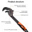 Pipe Wrenches Large Opening Universal Adjustable Water Pipe Clamp Pliers Plumber 4