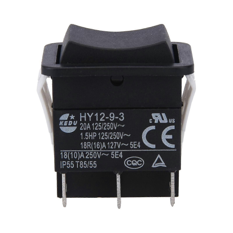 Durable Hy12-9-3 Small Industrial Rocker Switch On/Off Push Button For Boat & Arc Abs 9152359462068