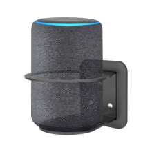 Cozycase Wall Mount Shelf Hanger Holder Stand for Ech (2nd / 3rd Generation) Ech Plus (2nd Generation) and Google Home- A Space-Saving Solution - Bla
