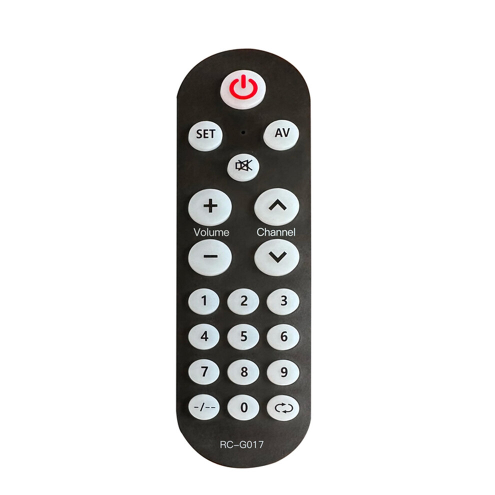 Riry Remplacement Universal Big Button Tv Remote Control Â Easy To Use For Seniors & Visually Impaired Â Compatible With Most Tvs Â Simple Setup 93945271