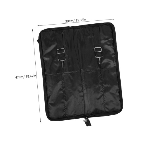 Drum Stick Bag with Quick Access Strap, Durable Oxford Fabric Drumstick Holder for Drummers 1