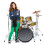 Drum Stick Bag with Quick Access Strap, Durable Oxford Fabric Drumstick Holder for Drummers 4