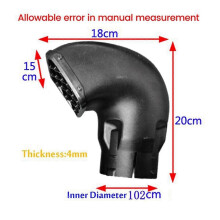 Air Ram Snorkel Heads Top 4 inch Replacement for Toyoda