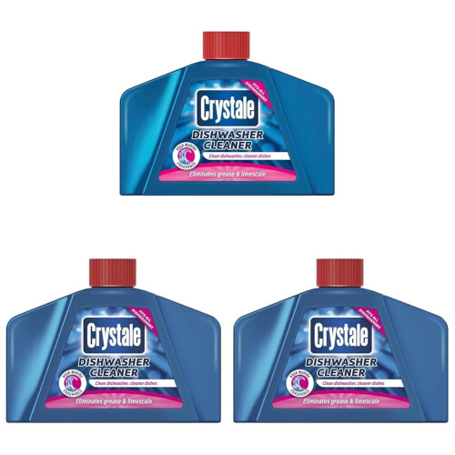 CRYSTALE DISHWASHER CLEANER Pack of 3