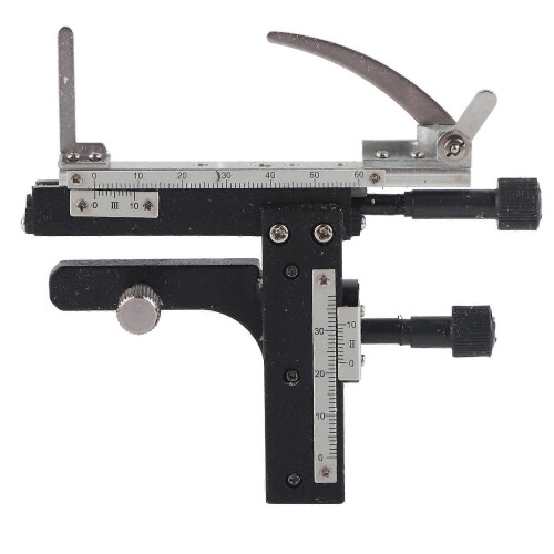 Professional Attachable Mechanical X-Y Moveable Stage Caliper With Scale for Microscope 1