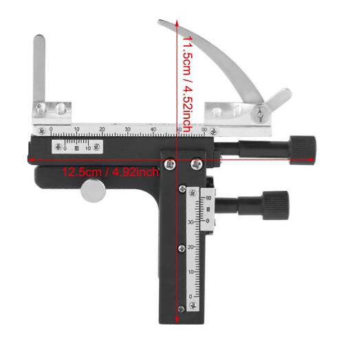 Professional Attachable Mechanical X-Y Moveable Stage Caliper With Scale for Microscope 2