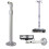 Majome Projector Ceiling Wall Mount Bracket 20-40cm Projector Hanger Holder Wall Support Ceiling Bracket Aluminum Alloy Rotatable Projection Mount Ac 1
