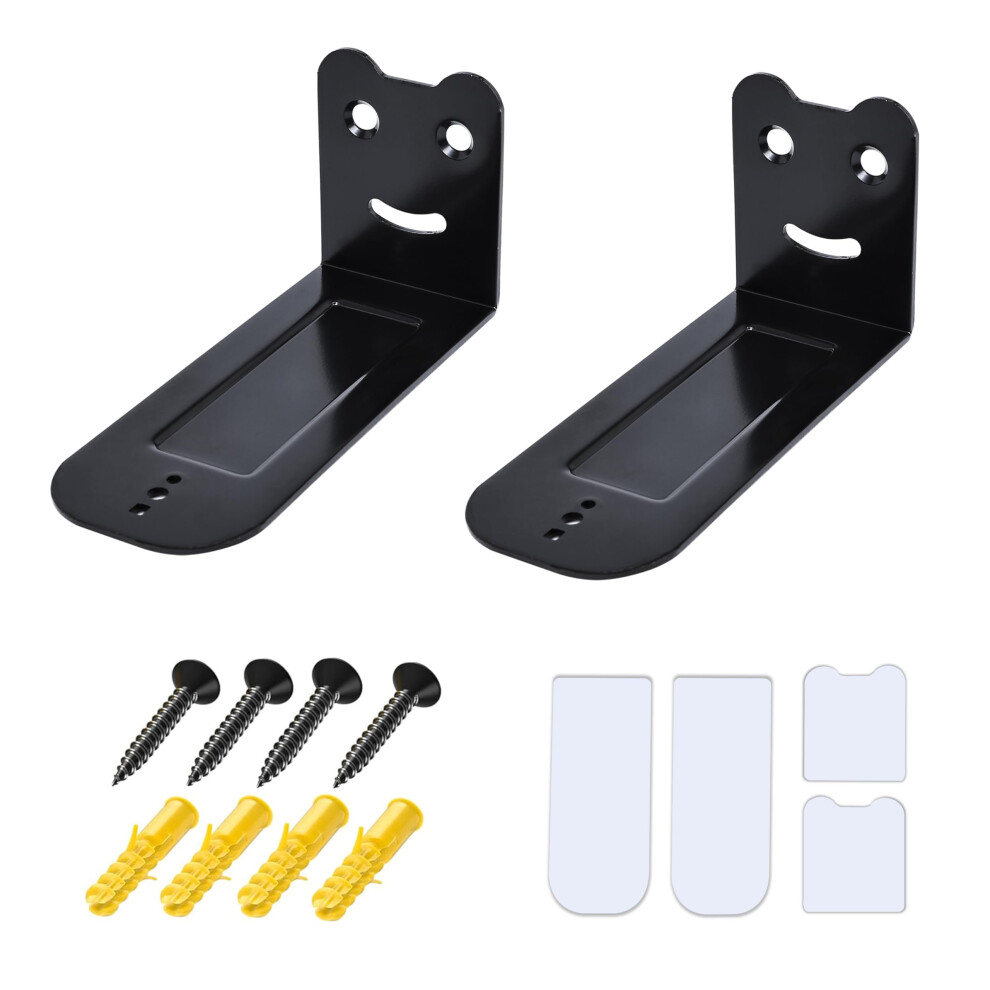 Alyphyly Universal Sound Bar Mounts Wall Mount Kit Soundbar Mounting Bracket For Soundbar Wall Mount Brackets With Hardware Kit (Type-3)