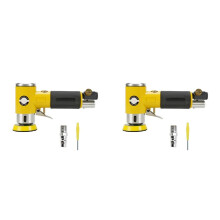 2X  2 / 3Inch Air Sander Pneumatic Polisher Grinder Buffer Double Acting Track Polisher A
