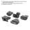Motorcycle Handlebar Light Switch ON OFF Button Waterproof for ATV UTV Scooter 7/8in 2