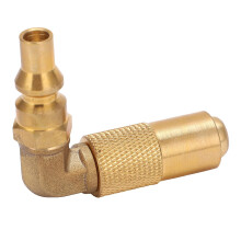 Adattatore per ricarica di propano da 9/16 a 1/4, connessione compatta, buona tenuta, resistenza alla