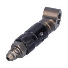 Connettore a sgancio rapido in lega di alluminio AN3 compatibile con tubi freno, olio, carburante, fluidi,