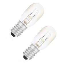 Scentsy Light Bulb Warm White 2700K, E14 Small Screw Oven & Salt Lamp T20 Tubular Incandescent Bulbs for Pygmy Sewing Machine, Fridge (2-Pack)