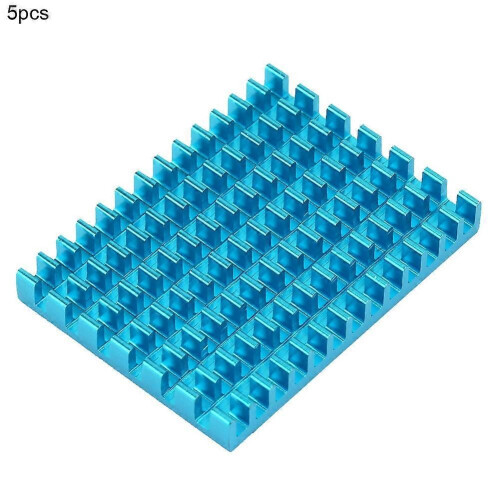 5 τεμάχια ψύκτρα ψύξης αλουμινίου P40*5*30-Bu για τσιπ πλακέτας κυκλώματος