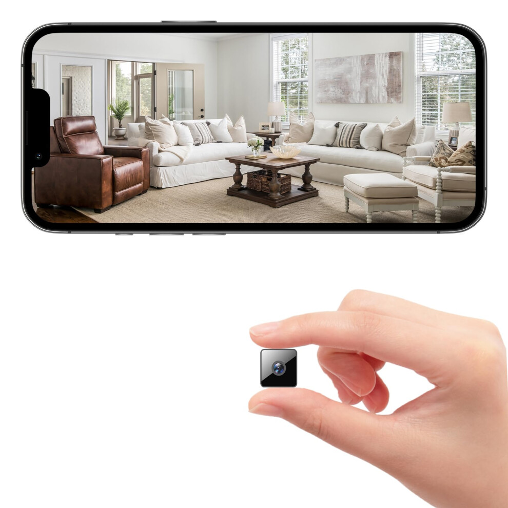 Estaba Mini Kamera, 1080P Spy Camera Wifi Hidden, Long Battery Life Mini Wireless Security Camera App Control For Room Nanny Cam With Motion Detectio 10071939