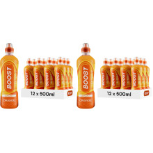 Boost Sports Drink Orange Flavour 12 Isotonic Drink with Vitamin B12 and B6