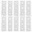 10pcs 3030-3 Hole Aluminum Straight Flat Joining Plates 1