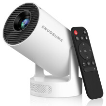 Projector 4K Support,HY300 Ultra 1080P Mini Projector with WiFi 6 and Bluetooth,5w Soundbase Speaker, Auto Vertical Keystone 210Rotatable Portable P