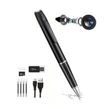 SHENMEILA Spy Cameras Pen 1080P Hidden Cameras Mini Portable Pocket Cam Covert Camera with 32GB SD Card Secret Camera with Video Recording Photo Taki