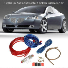 1200W Car o Subwoofer Amplifier Installation Kit AMP Wiring Kit Cable Holder Wire Cable