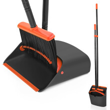 Dustpan and Brush Set Long Handled JEHONN Tall 54 Broom and Dustpan Househo