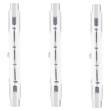 YuZhou 3 PCS 8x78mm J78 R7s Linear Halogen Floodlight Tungsten 120W Double Ended Floodlight Bulbs Tungsten Halogen Bulb Dimmable Security Light Bulb