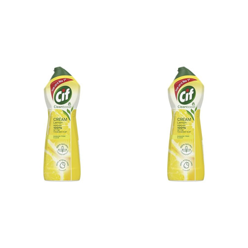 Cif Cif Lemon Cream Cleaner multipurpose surface cleaner with 100 natural clean