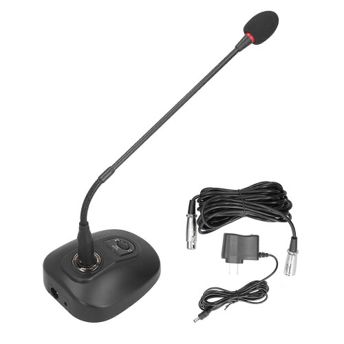 Wired Gooseneck MicroPhone Desktop Conference Cardioid Pointing Mic for Broadcasting 1