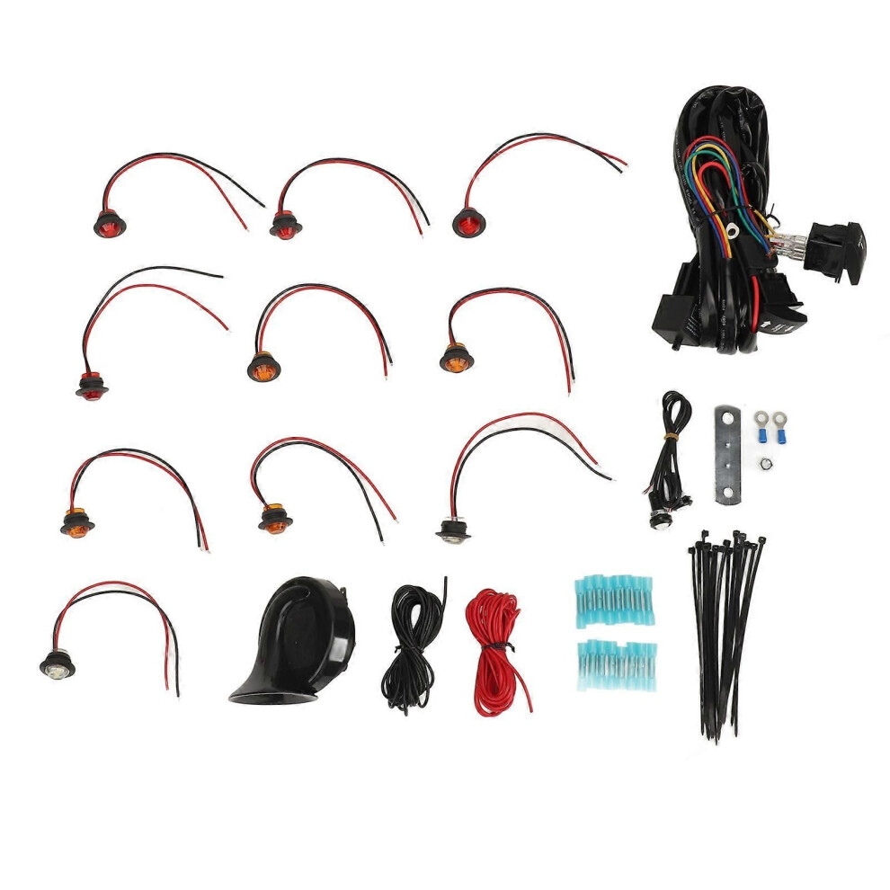 Dc12v Turn Signal Kit Universal Rocker Switch Street Legal For Utv Rov Atv Sxs Golf Cart 9152359469029