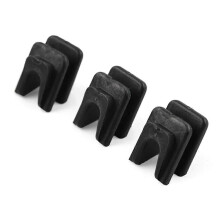 Set di 3 cursori in nylon nero per frizione CVT, compatibili con puleggia motrice da 450 cc.